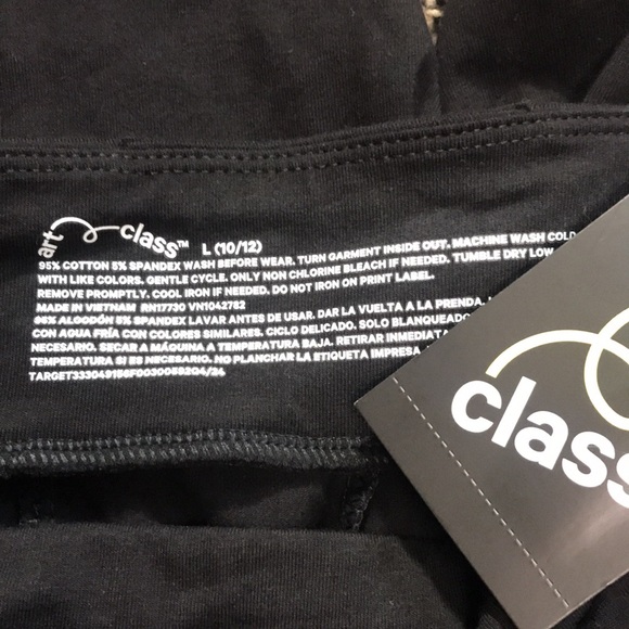 🆕Art Class Bike Shorts Black Size L (10/12) Girls | NWT - Picture 3 of 3